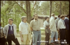 Obchody pięćdziesięciolecia 9. Białostockiej Drużyny Harcerzy "Błękitna Dziewiątka" im. Stefana Czarnieckiego, Baza Hufca ZHP Białystok w Borkach, 18.05.1996