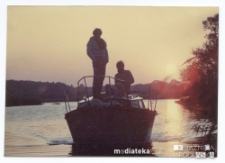 Łódka Odys AB-127, typ Plus na jeziorze, 1976-89 r.