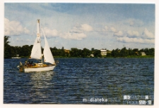 Łódka Odys A-060, typ Plus na jeziorze, 1980-85 r.