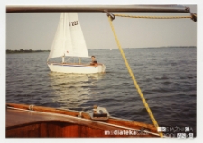 Tomek Grzybowski na żaglówce Amigo A-222, typ Pasja 383, 1992-2015 r.