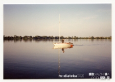 Tomek Grzybowski na żaglówce Amigo A-222, typ Pasja 383 Rajgrodzkie, 1992-2015 r.