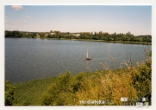 Widok z góry Zamkowej na łódkę Zjawa Rajgrodzkie, czerwiec 2007 r.