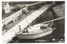 Łódka Odys AB 127, typ Plus w porcie, 1976-89 r.