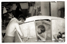 Budowa łódki Okaz A-111, typ Karaś 450, Białystok