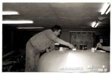 Budowa łódki Okaz A-111, typ Karaś 450, Białystok