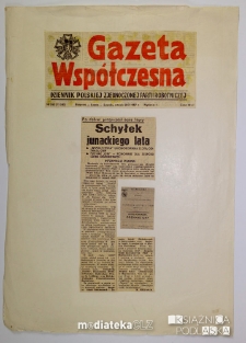 Wycinek z Gazety Współczesnej o osiągnięciach junaków, Białystok, 20 października 1987 r.