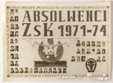 Portrety absolwentów ZSK 1971-1974