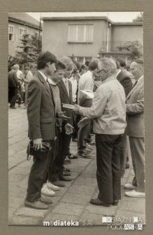 Pożegnanie absolwentów technikum 1986, Białystok, Technikum Kolejowe w Starosielcach