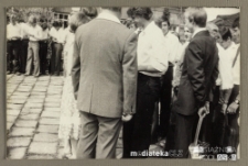 Uroczyste wręczenie świadectw z okazji zakończenia roku szkolnego 1978/1979, Białystok, Technikum Kolejowe w Starosielcach