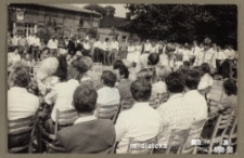 Uroczyste wręczenie świadectw z okazji zakończenia roku szkolnego 1978/1979, Białystok, Technikum Kolejowe w Starosielcach