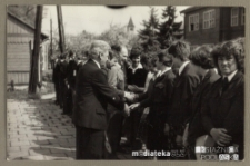 Uroczyste wręczenie świadectw z okazji zakończenia roku szkolnego 1978/1979, Białystok, Technikum Kolejowe w Starosielcach