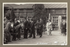 Uroczystość z okazji zakończenia roku szkolnego1985/1986, Białystok, Technikum Kolejowe w Starosielcach