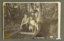 Zawody kajakowe - prezentacja załóg, PGR Kociołek, 1973 r.