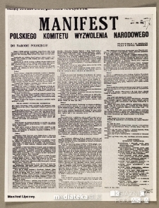Manifest Polskiego Komitetu Wyzwolenia Narodowego