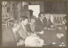 Uroczystość z okazji Dnia Zwycięstwa, Białystok, Technikum Kolejowe w Starosielcach, 10 maja 1985 r.