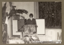 Przemówienie na uroczystości z okazji Dnia Zwycięstwa, Białystok, Technikum Kolejowe w Starosielcach, 10 maja 1985 r.