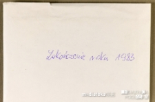 Koperta na zdjęcia z zakończenia roku 1983