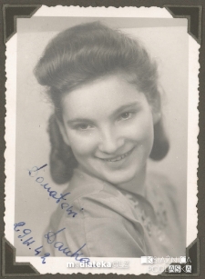 Portret kobiety z dedykacją, 29.02.1942