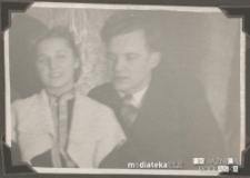 Portret Tatiany Jasińskiej i Zbyszka Gilewskiego, ul. Koszykowa 25, Białystok - 1944-1945 r.