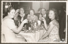 Bal sylwestrowy w komendzie chorągwi, Białystok - 1959-1960 r.