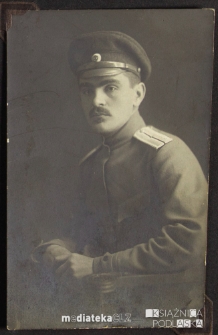 Portret ojca chrzestnego Leonarda Czerewacza wykonany w atelier fotograficznym, 1916 r.