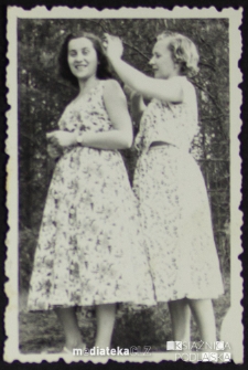 Tatiana Czerewacz z bratową, Białystok - lata 70. XX w.