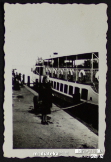 Tatiana Jasińska nad Kanałem Giżyckim, ul. Nadrzeczna, lata 50., 60. XX w.