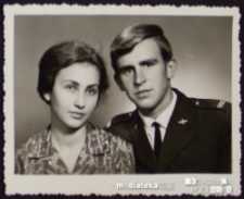 Portret Ewy Jasińskiej z sympatią, lata 70. XX w.