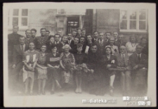 Zdjęcie klasowe młodzieży maturalnej, Giżycko, lata 30. XX w.