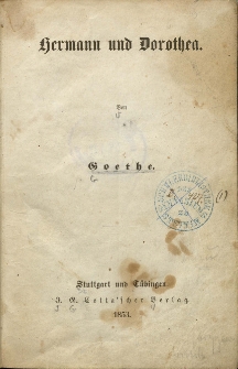Hermann und Dorothea