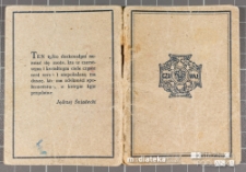 Książeczka służbowa drużynowej Haliny Jasińskiej, Lublin, 6.01.1948