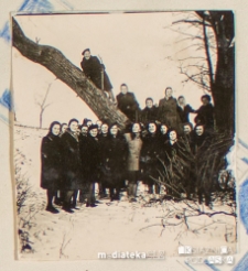 Wizytacja w hufcu harcerek Związku Harcerstwa Polskiego "Dzieci słońca" im. Narcyzy Żmichowskiej, Biała Podlaska, 23.01.1949