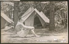 Obóz harcerski w Olecku, początek lat 60. XX w.