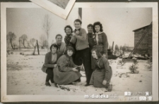 Szkolenie zimowe instruktorów harcerstwa, województwo szczecińskie, 1960 r.