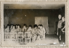 Spotkanie harcerzy w hufcu, Białystok, lata 60. XX w.