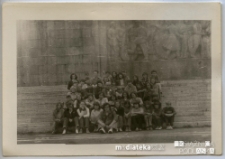 Uczestnicy obozu harcerskiego na Węgrzech, 1974 r.