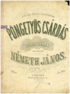 Pöngetyüs csárdás : zongorára