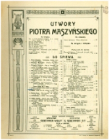 Jakże Cię mam brać... : sopran