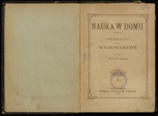 Nauka w domu : przewodnik dla wychowawców