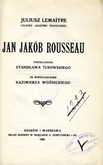 Jan Jakób Rousseau