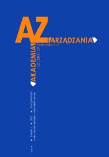 Akademia Zarządzania Vol. 4, iss. 1
