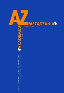 Akademia Zarządzania Vol. 5, iss. 1