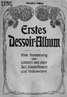 Eine Sammlung von Liedern aus alter Zeit, Kinderliedern und Volksweisen