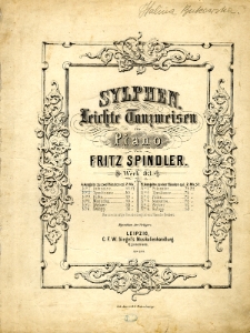Sylphen : leichte Tanzweisen f&uuml;r Piano : Werk 93. No. 1, Polonaise