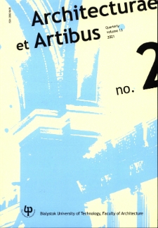 Architecturae et Artibus. Vol.13, no.2