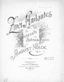 Andante. Wiolonczela, fortepian Op. 15. Nr 1.