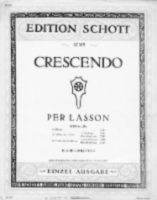 Crescendo. Wiolonczela, fortepian (aranż.)