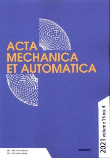 Acta Mechanica et Automatica. Vol. 15, no 4