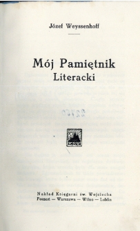 Mój pamiętnik literacki