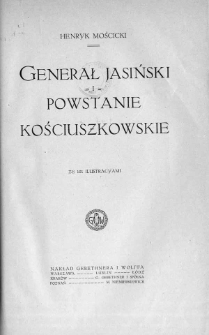 Generał Jasiński i powstanie kościuszkowskie